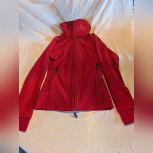 2/30$ Bench Red Womens Full-Zip Fleece Jacket